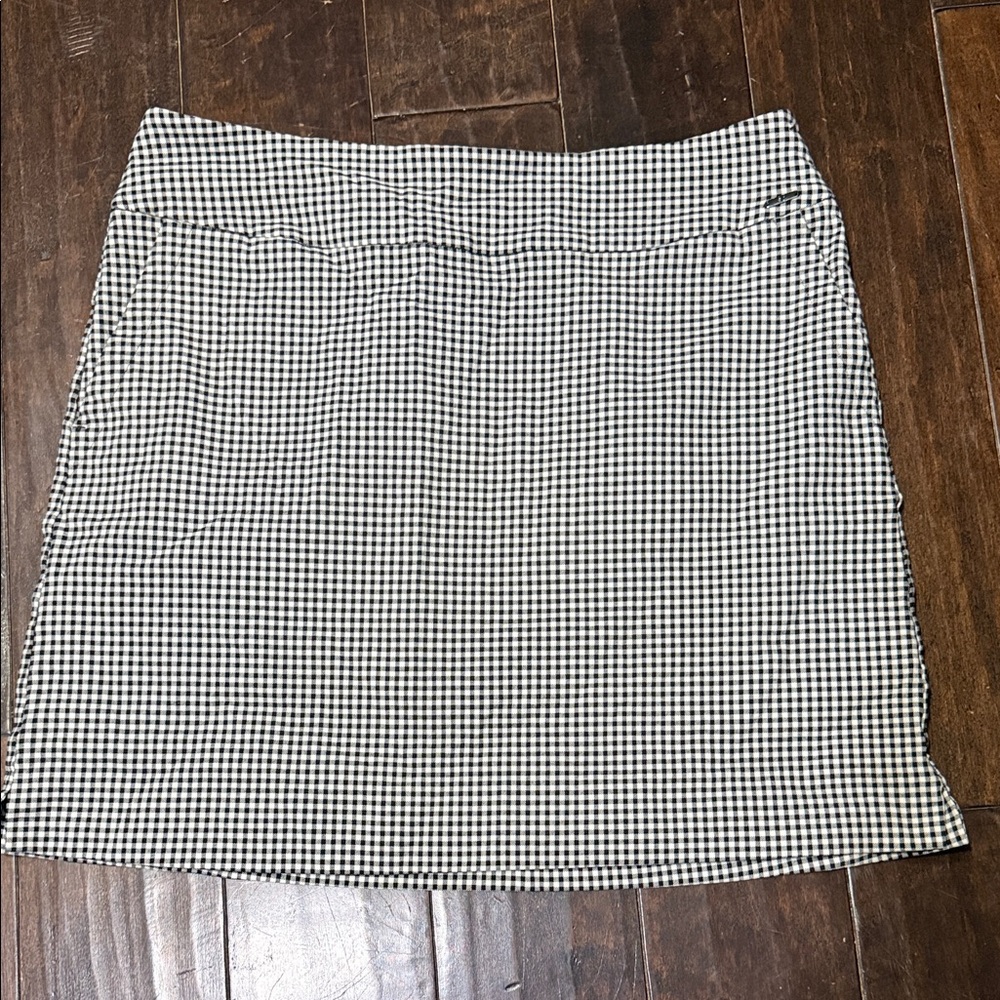 🔥Elegant Black and White Houndstooth Mini Skirt